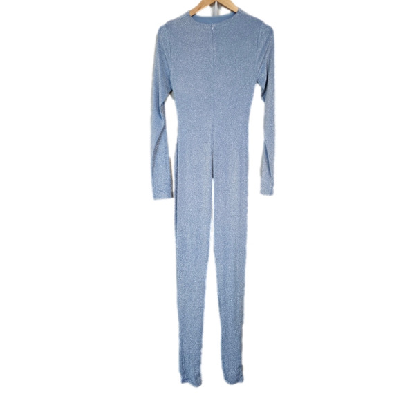 Naked Wardrobe Glow On Jumpsuit Blue Size X Large - Picture 3 of 11